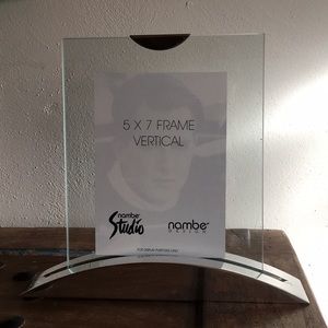 Glass and Metal Frame from Nambe Studio